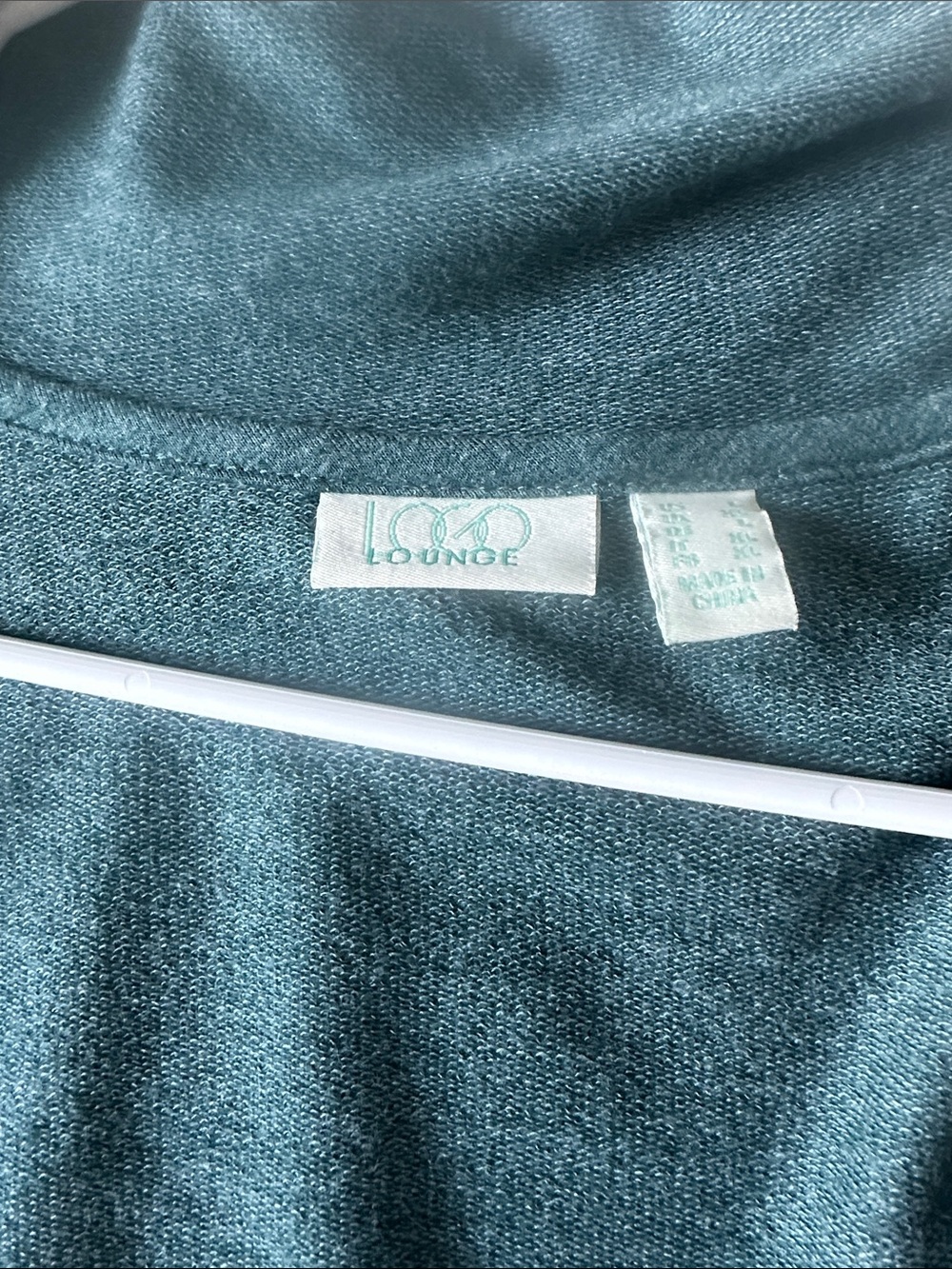 LOFT Green Draped Knit Cardigan with Chiffon Hem